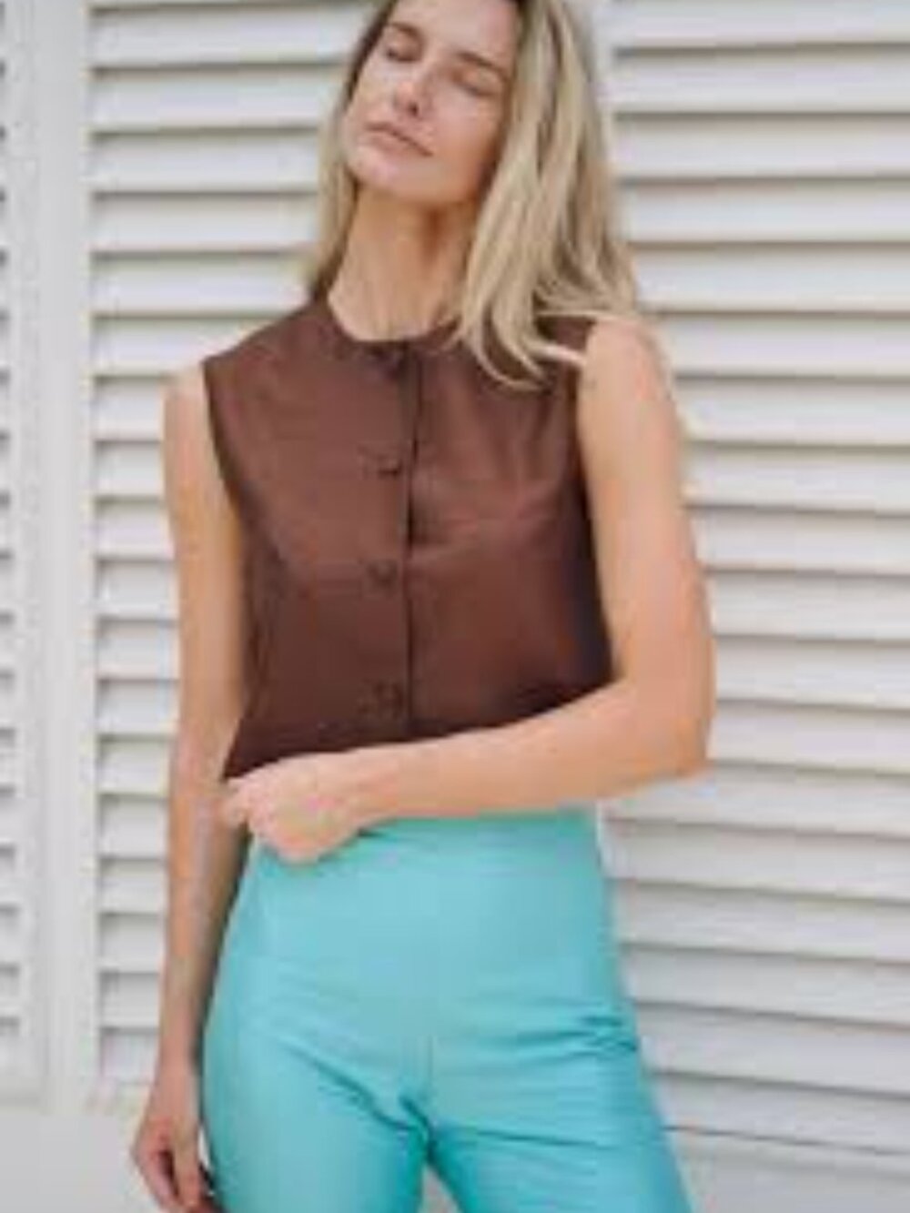 Julia Amory Blair top and Jackie Pant